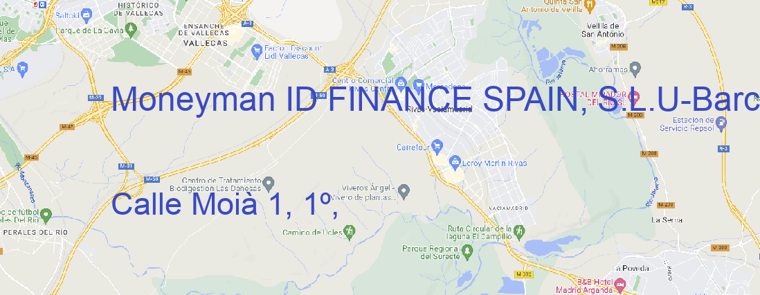 Oficina Moneyman ID FINANCE SPAIN, S.L.U Barcelona