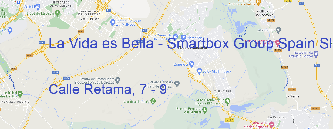 Oficina La Vida es Bella - Smartbox Group Spain Sl. MADRID