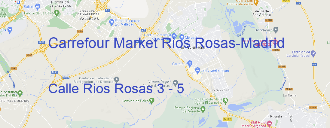 Tienda Carrefour Market Rios Rosas Madrid