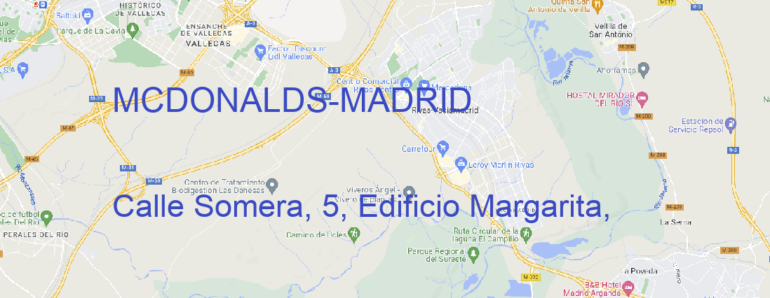 Oficina MCDONALDS MADRID