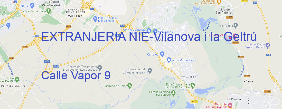 Oficina EXTRANJERIA NIE Vilanova i la Geltrú