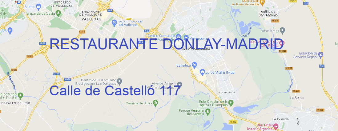 Tienda RESTAURANTE DONLAY MADRID