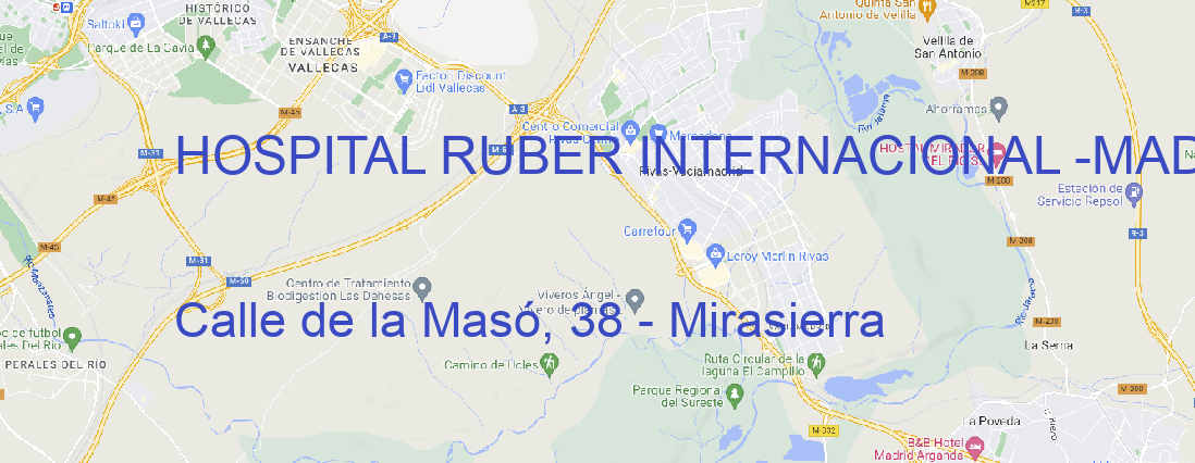 Oficina HOSPITAL RUBER INTERNACIONAL  MADRID