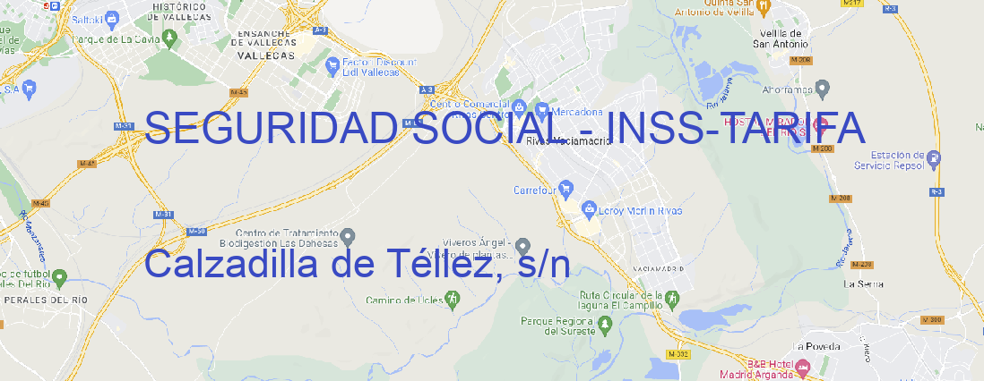 Oficina SEGURIDAD SOCIAL - INSS TARIFA