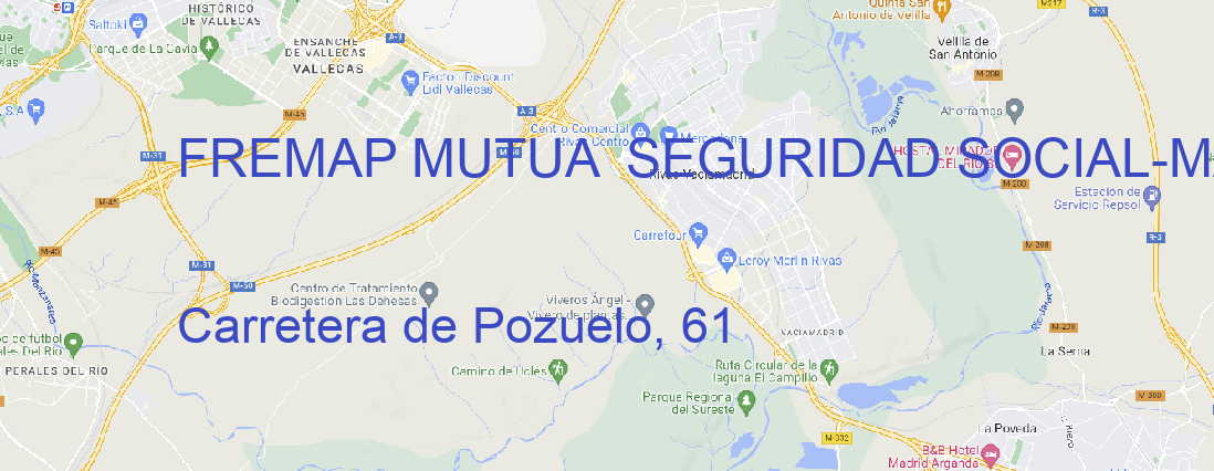 Oficina FREMAP MUTUA  SEGURIDAD SOCIAL MAJADAHONDA