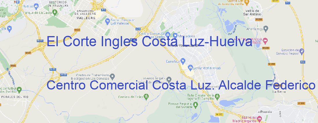 Tienda El Corte Ingles Costa Luz Huelva