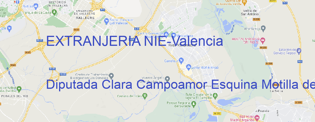 Oficina EXTRANJERIA NIE Valencia