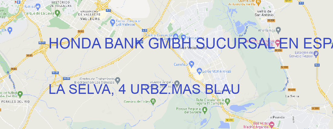 Oficina HONDA BANK GMBH SUCURSAL EN ESPAÑA EL PRAT DE LLOBREGAT