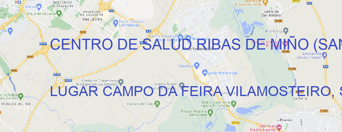 Oficina CENTRO DE SALUD RIBAS DE MIÑO (SANTIAGO) Páramo, O