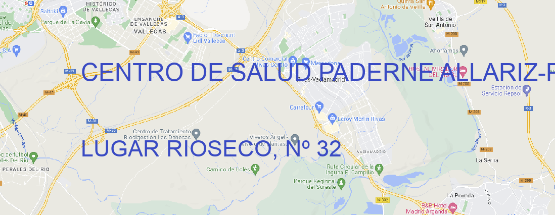 Oficina CENTRO DE SALUD PADERNE ALLARIZ Paderne de Allariz