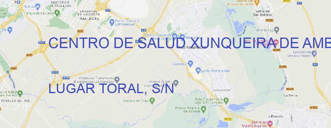 Oficina CENTRO DE SALUD XUNQUEIRA DE AMBÍA (SANTA MARÍA A  Xunqueira de Ambía