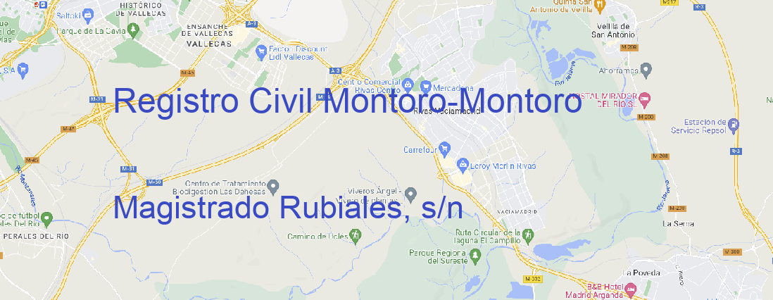 Oficina Registro Civil Montoro Montoro