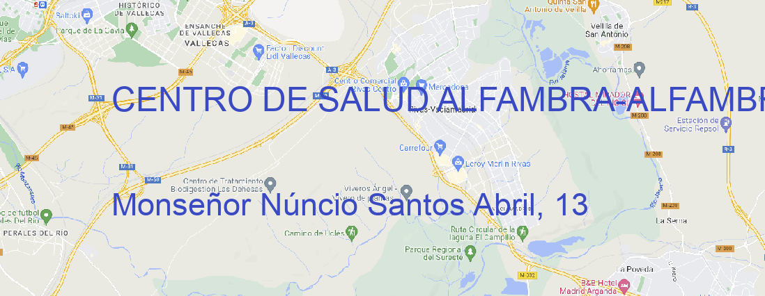 Oficina CENTRO DE SALUD ALFAMBRA ALFAMBRA