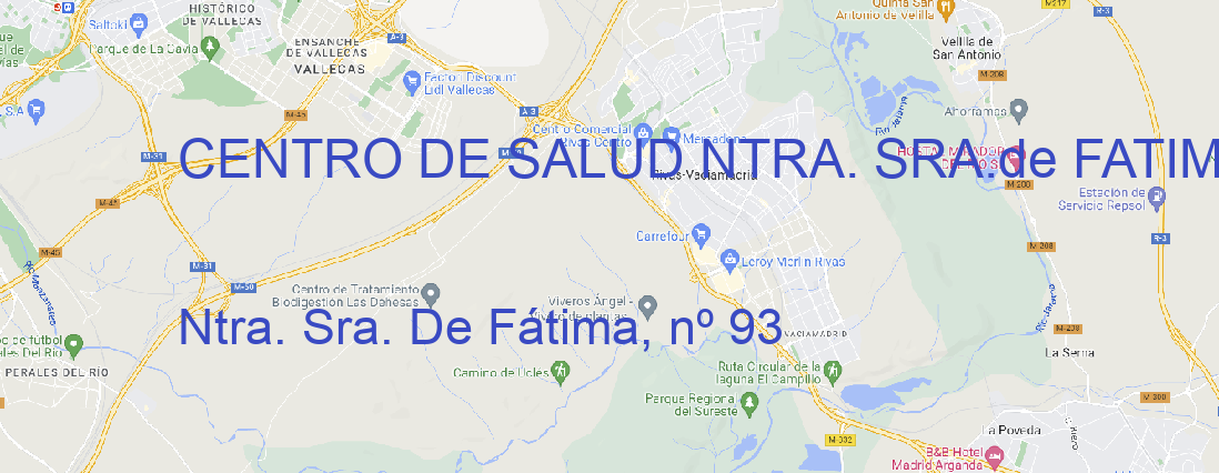 Oficina CENTRO DE SALUD NTRA. SRA.de FATIMA MADRID