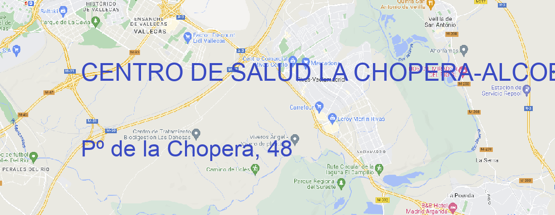 Oficina CENTRO DE SALUD LA CHOPERA ALCOBENDAS