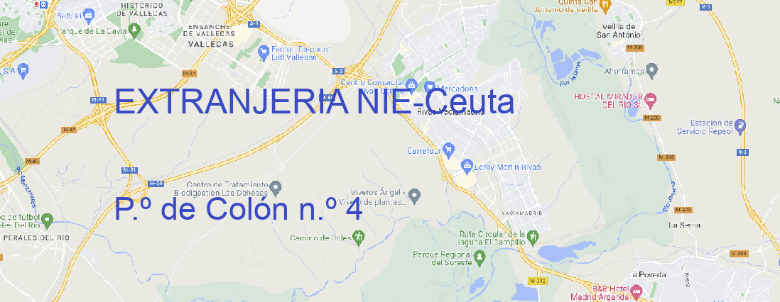 Oficina EXTRANJERIA NIE Ceuta