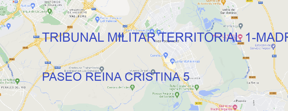 Oficina TRIBUNAL MILITAR TERRITORIAL 1 MADRID