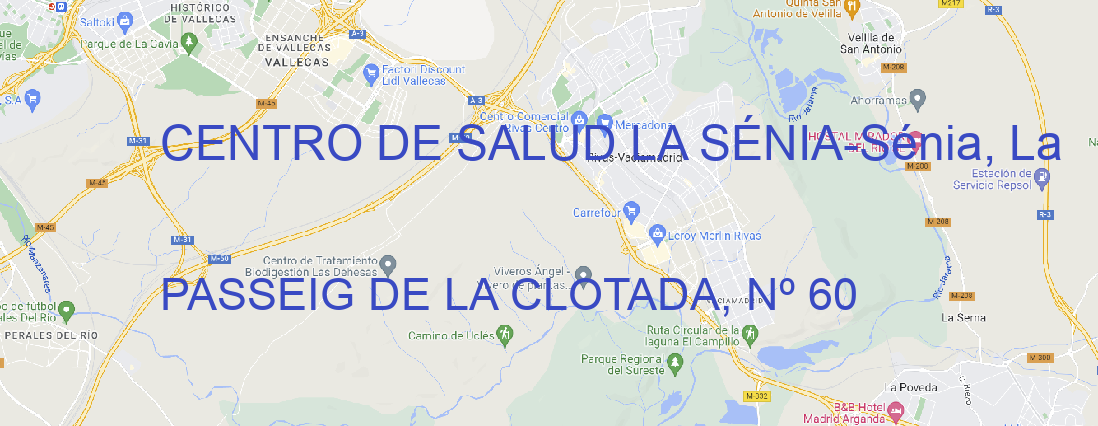 Oficina CENTRO DE SALUD LA SÉNIA Sénia, La