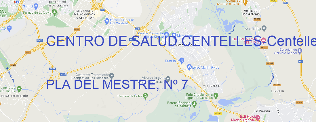 Oficina CENTRO DE SALUD CENTELLES Centelles