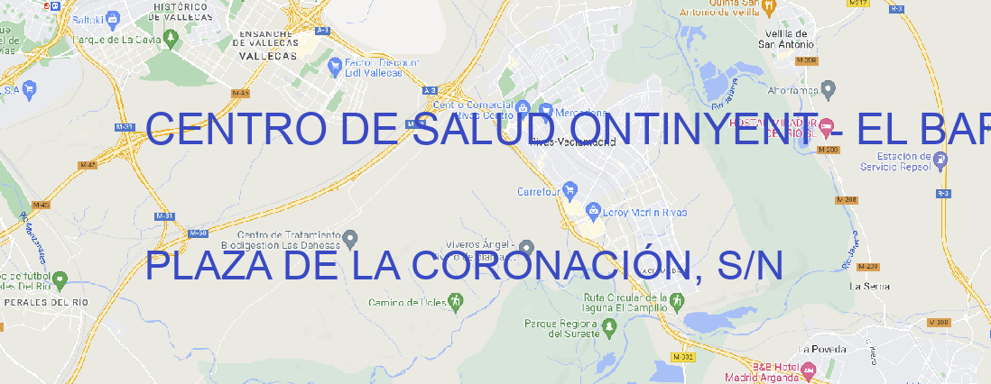 Oficina CENTRO DE SALUD ONTINYENT - EL BARRANQUET Ontinyent