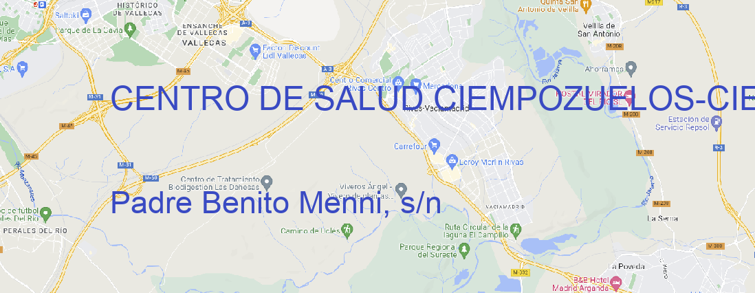 Oficina CENTRO DE SALUD CIEMPOZUELOS CIEMPOZUELOS