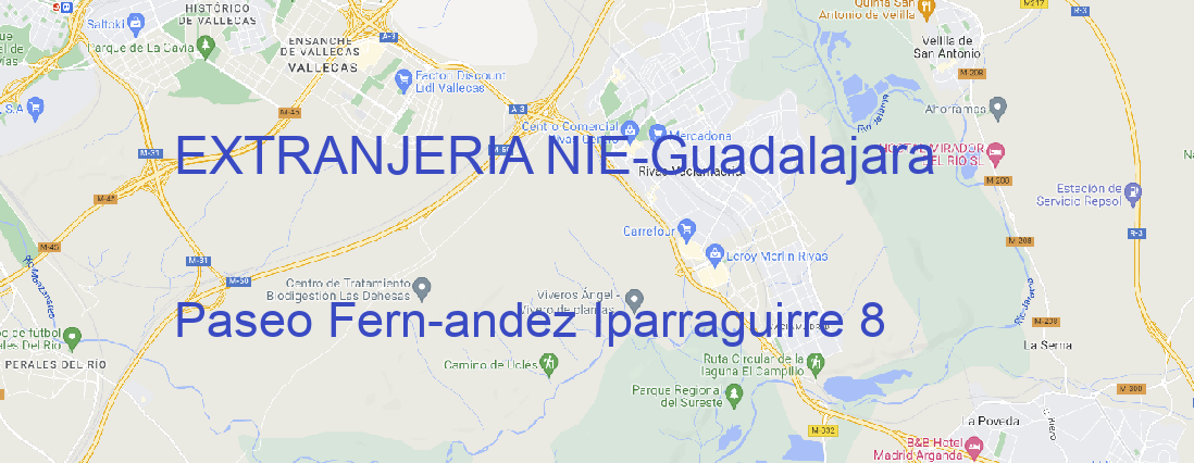 Oficina EXTRANJERIA NIE Guadalajara