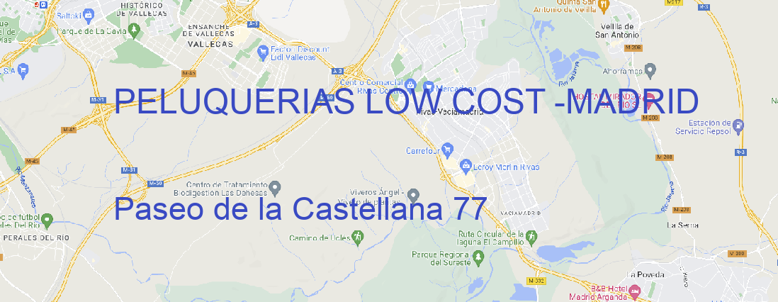 Oficina PELUQUERIAS LOW COST  MADRID