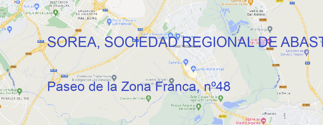 Oficina SOREA, SOCIEDAD REGIONAL DE ABASTECIMIENTO DE AGUA Barcelona