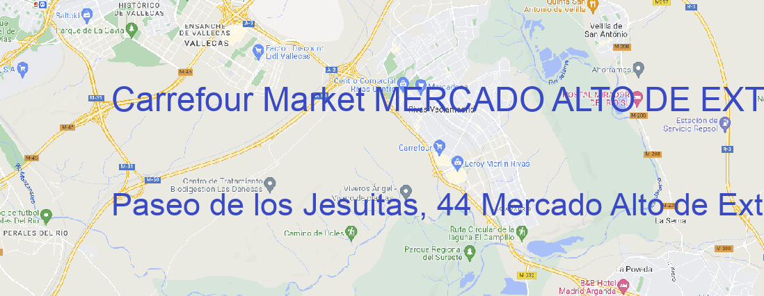 Tienda Carrefour Market MERCADO ALTO DE EXTREMADURA Madrid