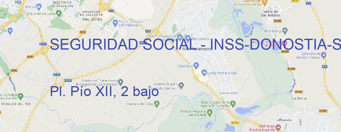 Oficina SEGURIDAD SOCIAL - INSS DONOSTIA-SAN SEBASTIAN