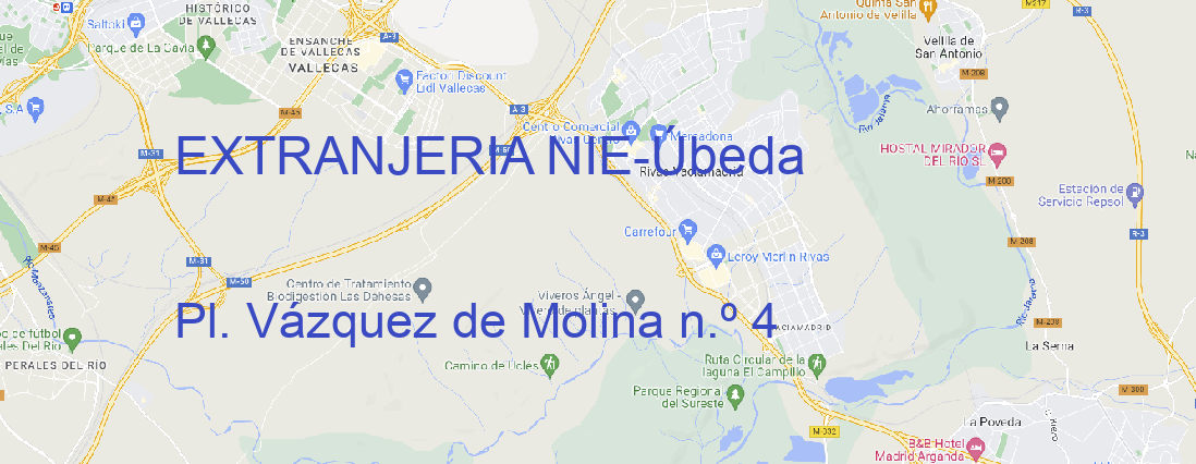 Oficina EXTRANJERIA NIE Úbeda