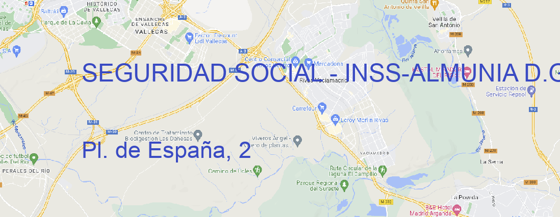 Oficina SEGURIDAD SOCIAL - INSS ALMUNIA D.GODINA