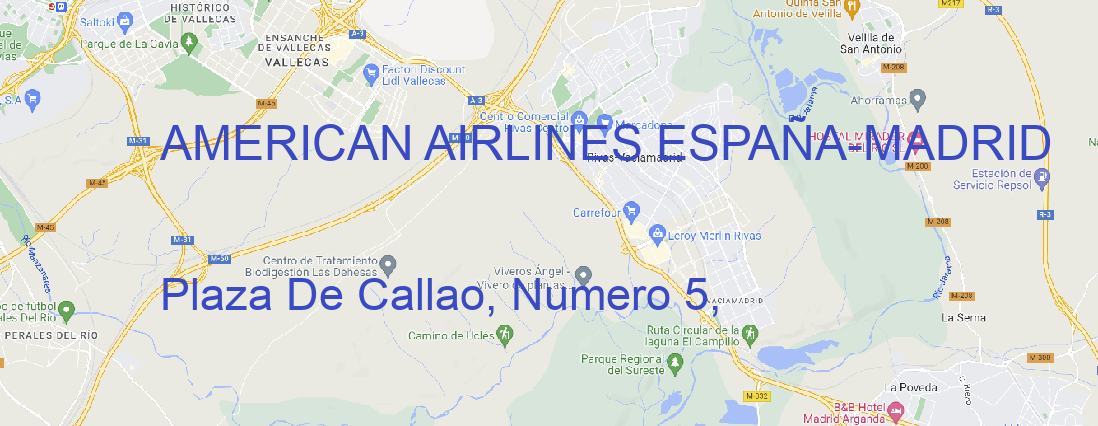 Oficina AMERICAN AIRLINES ESPAÑA MADRID