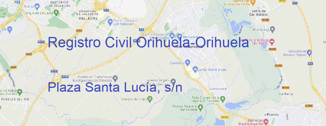 Oficina Registro Civil Orihuela Orihuela