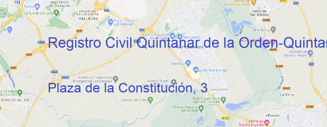 Oficina Registro Civil Quintanar de la Orden Quintanar de la Orden