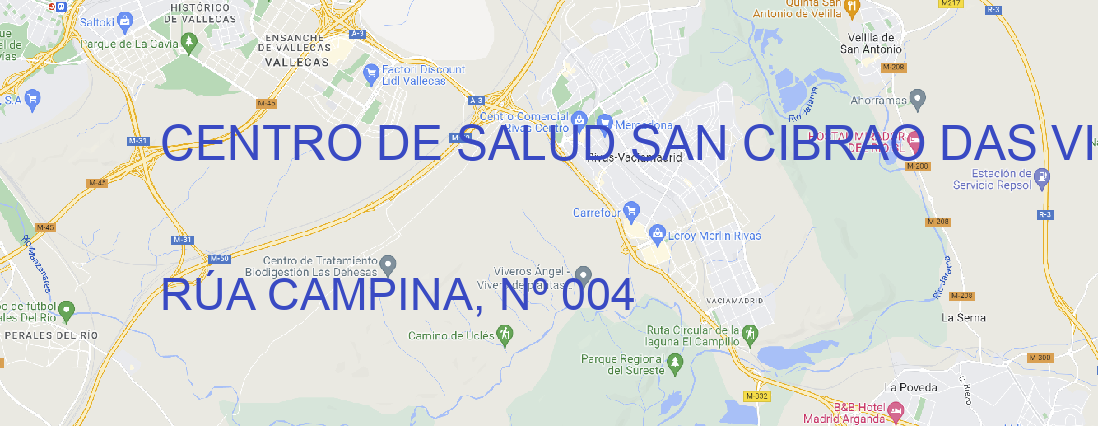 Oficina CENTRO DE SALUD SAN CIBRAO DAS VIÑAS (SANTO ILDEFO San Cibrao das Viñas