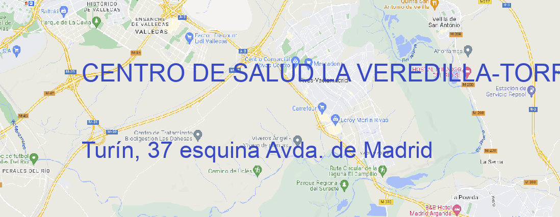 Oficina CENTRO DE SALUD LA VEREDILLA TORREJON DE ARDOZ