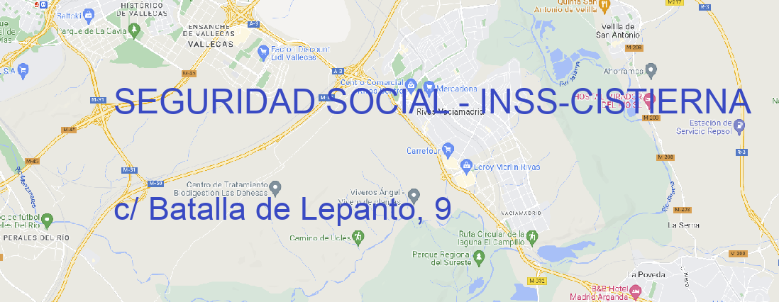 Oficina SEGURIDAD SOCIAL - INSS CISTIERNA