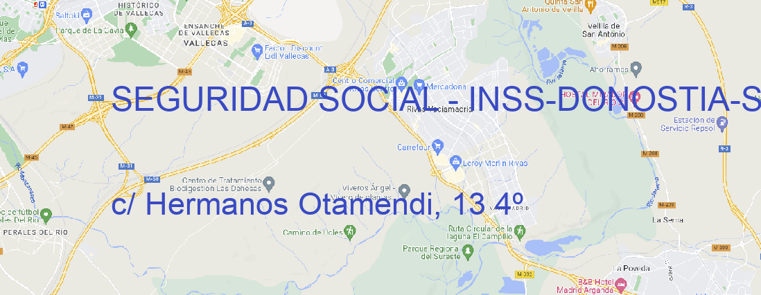 Oficina SEGURIDAD SOCIAL - INSS DONOSTIA-SAN SEBASTIAN