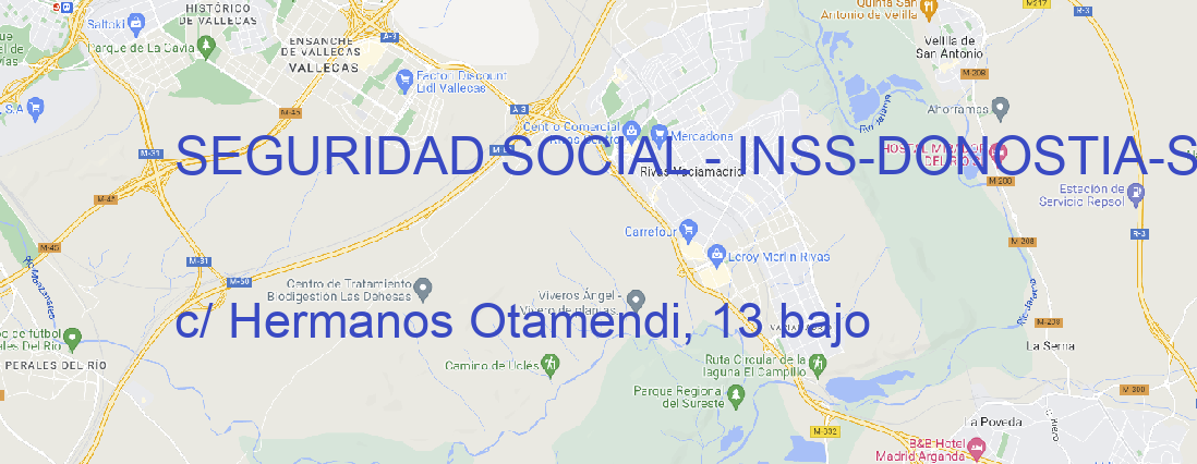 Oficina SEGURIDAD SOCIAL - INSS DONOSTIA-SAN SEBASTIAN